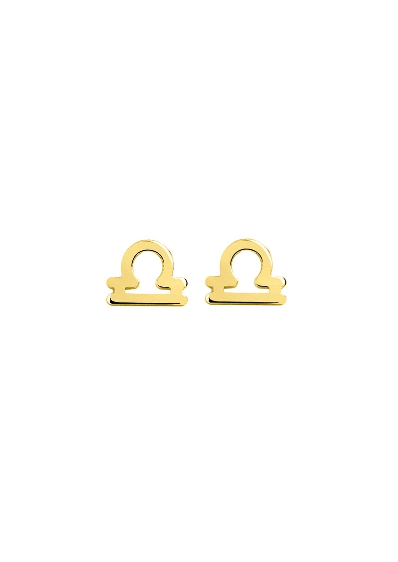 The Zodiac 14ct Gold Vermeil Stud Earrings - Molten Store