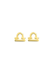 The Zodiac 14ct Gold Vermeil Stud Earrings - Molten Store