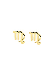 The Zodiac 14ct Gold Vermeil Stud Earrings - Molten Store