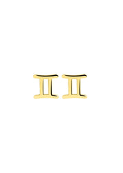 The Zodiac 14ct Gold Vermeil Stud Earrings - Molten Store