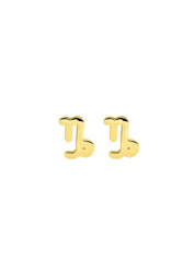 The Zodiac 14ct Gold Vermeil Stud Earrings - Molten Store