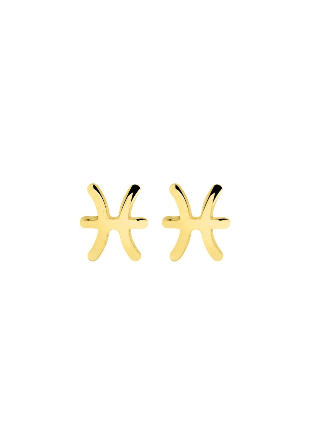 The Zodiac 14ct Gold Vermeil Stud Earrings - Molten Store