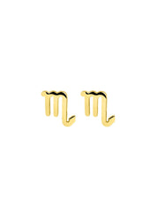 The Zodiac 14ct Gold Vermeil Stud Earrings - Molten Store