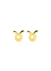 The Zodiac 14ct Gold Vermeil Stud Earrings - Molten Store