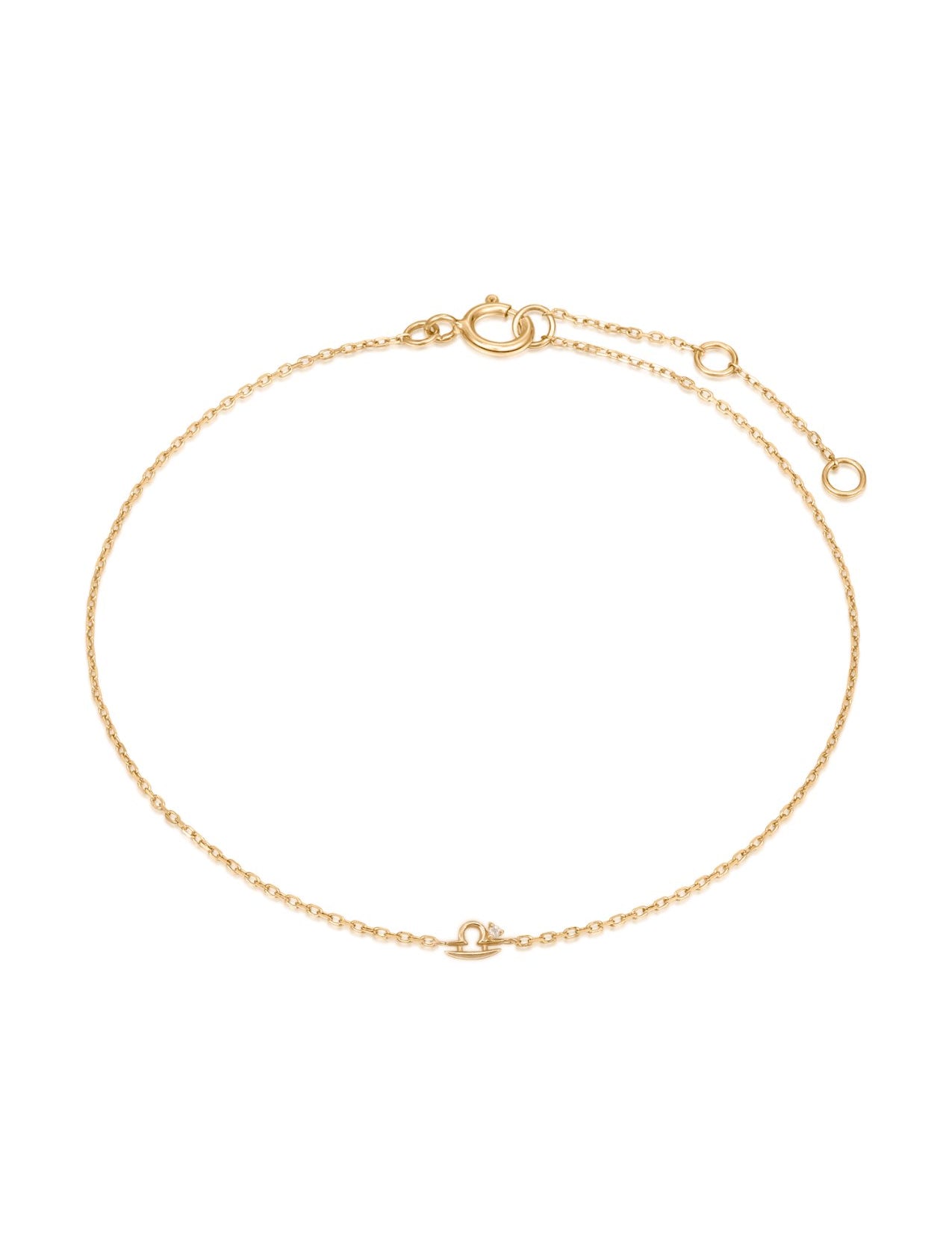 The Zodiac Diamond 9ct Solid Gold Bracelet - Molten Store