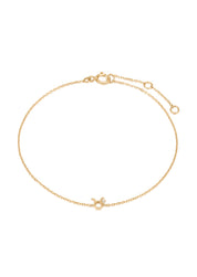 The Zodiac Diamond 9ct Solid Gold Bracelet - Molten Store