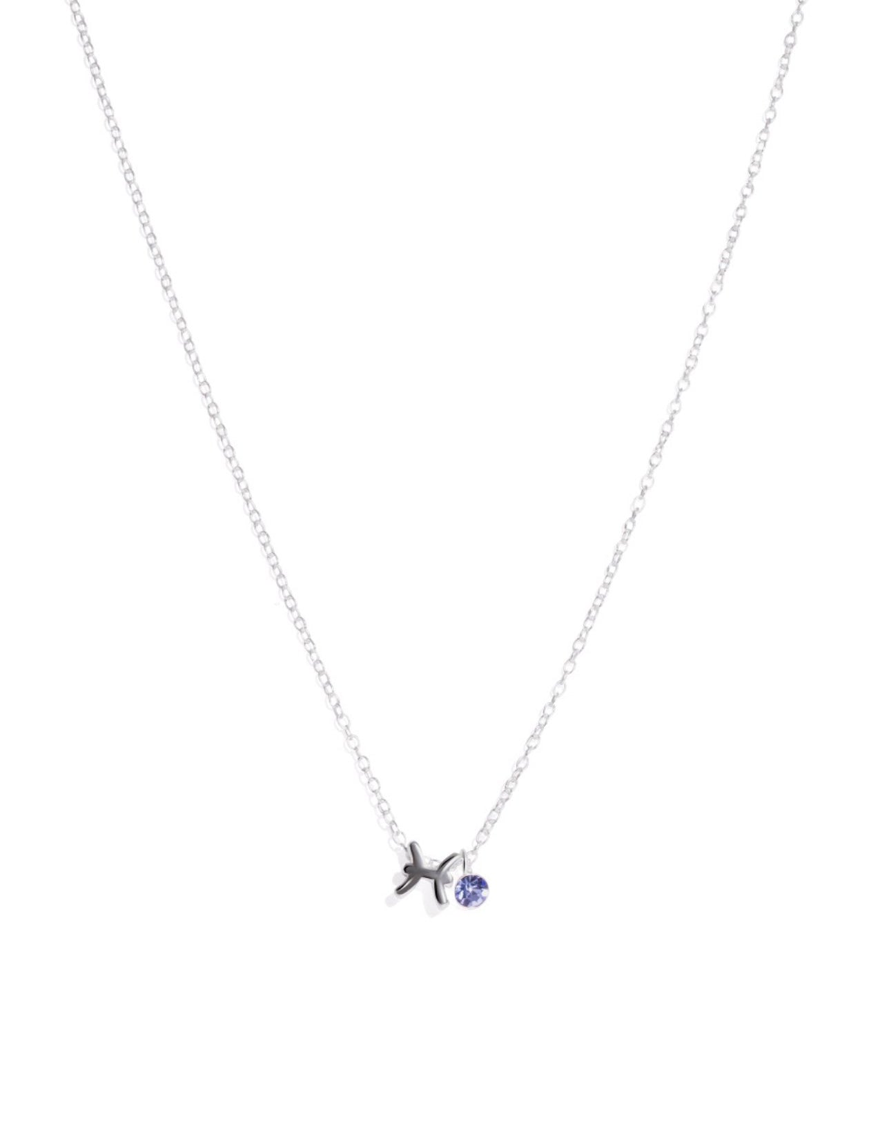 The Zodiac Pisces Silver Charm Necklace - Molten Store