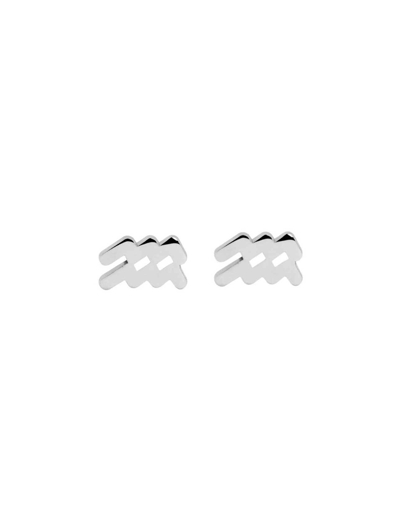 The Zodiac Silver Stud Earrings - Molten Store