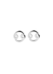 The Zodiac Silver Stud Earrings - Molten Store