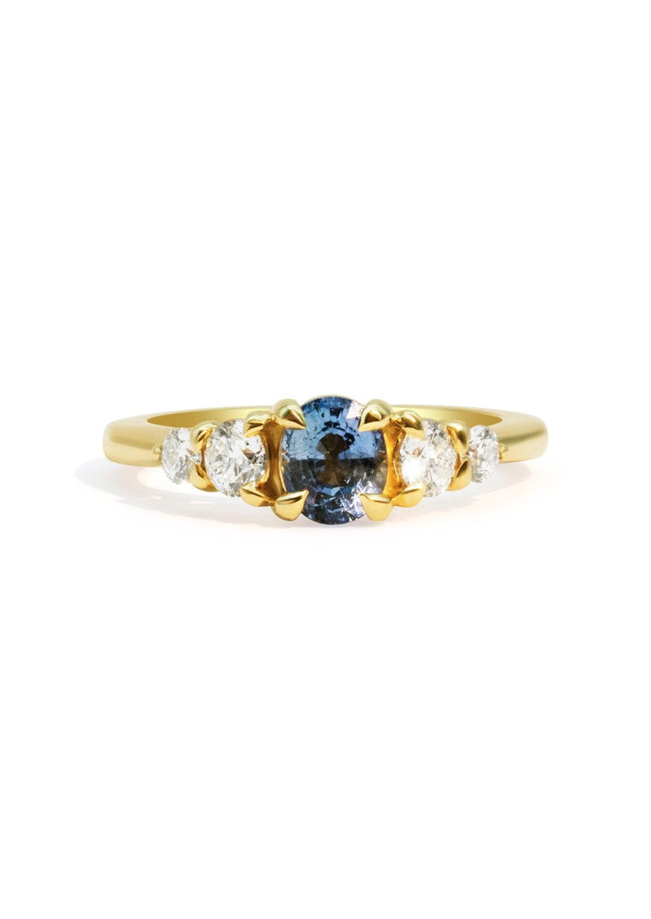 The Vera Ring with 1.01ct Oval Ceylon Sapphire - Molten Store