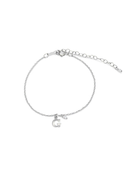 The Initial Silver Charm Bracelet - Molten Store