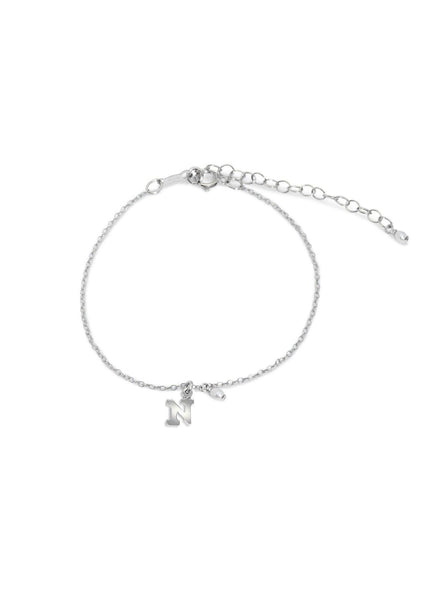 The Initial Silver Charm Bracelet - Molten Store