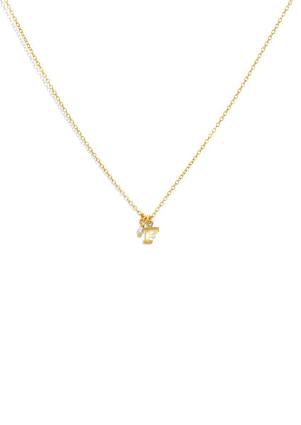 The Initial 14ct Gold Filled Charm Necklace – Molten Store