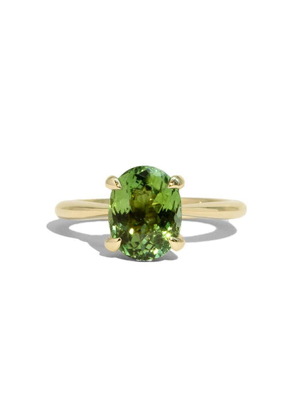 The June 2.93ct Green Tourmaline Ring - Molten Store