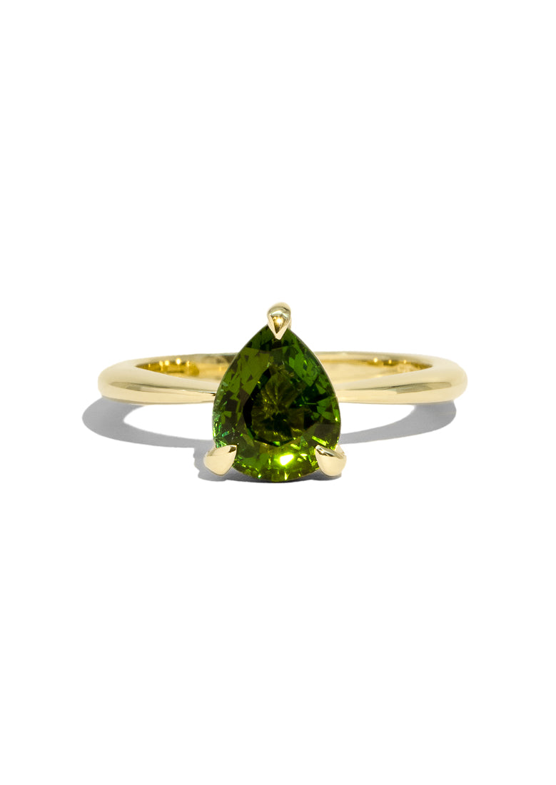 The June Ring with 1.85ct Pear Tourmaline