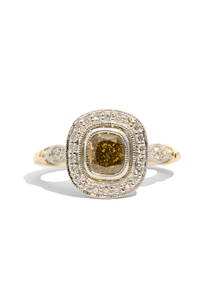 The Cordelia Ring with 1.08ct Yellow Diamond