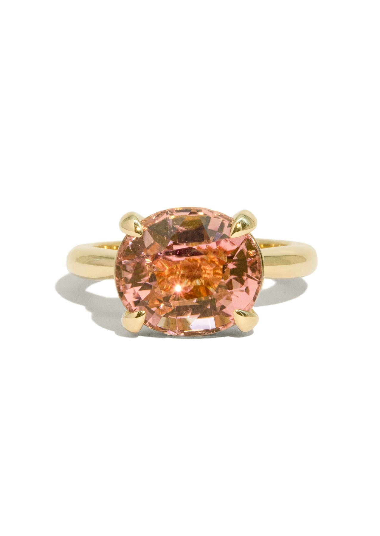 The June Ring with 6.58ct Oval Tourmaline
