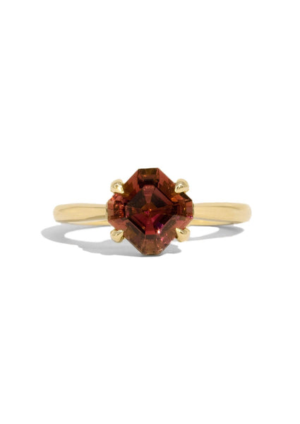 The June 2.34ct Cherry Tourmaline Ring - Molten Store