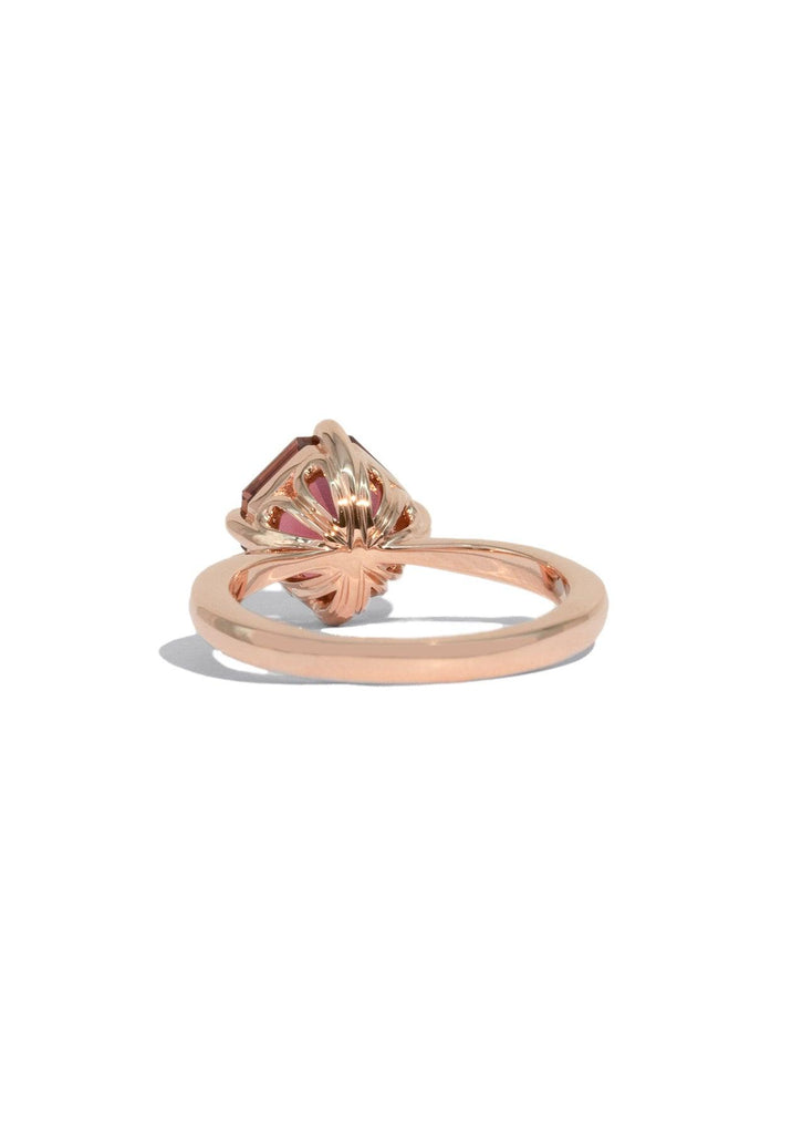 The June Ring with 2.5ct Octagon Cherry Tourmaline - Molten Store